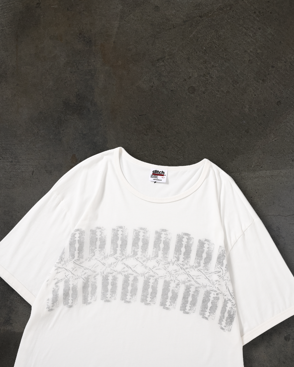 RAZORBLADE RINGER TEE (BONE)