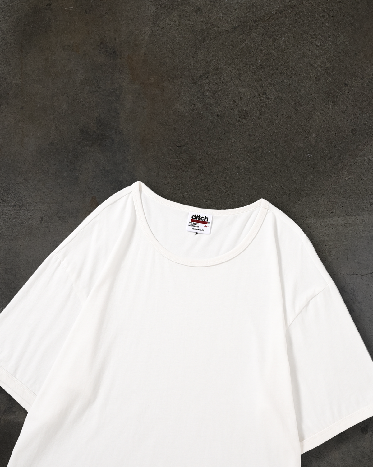 RINGER BLANK TEE (BONE)