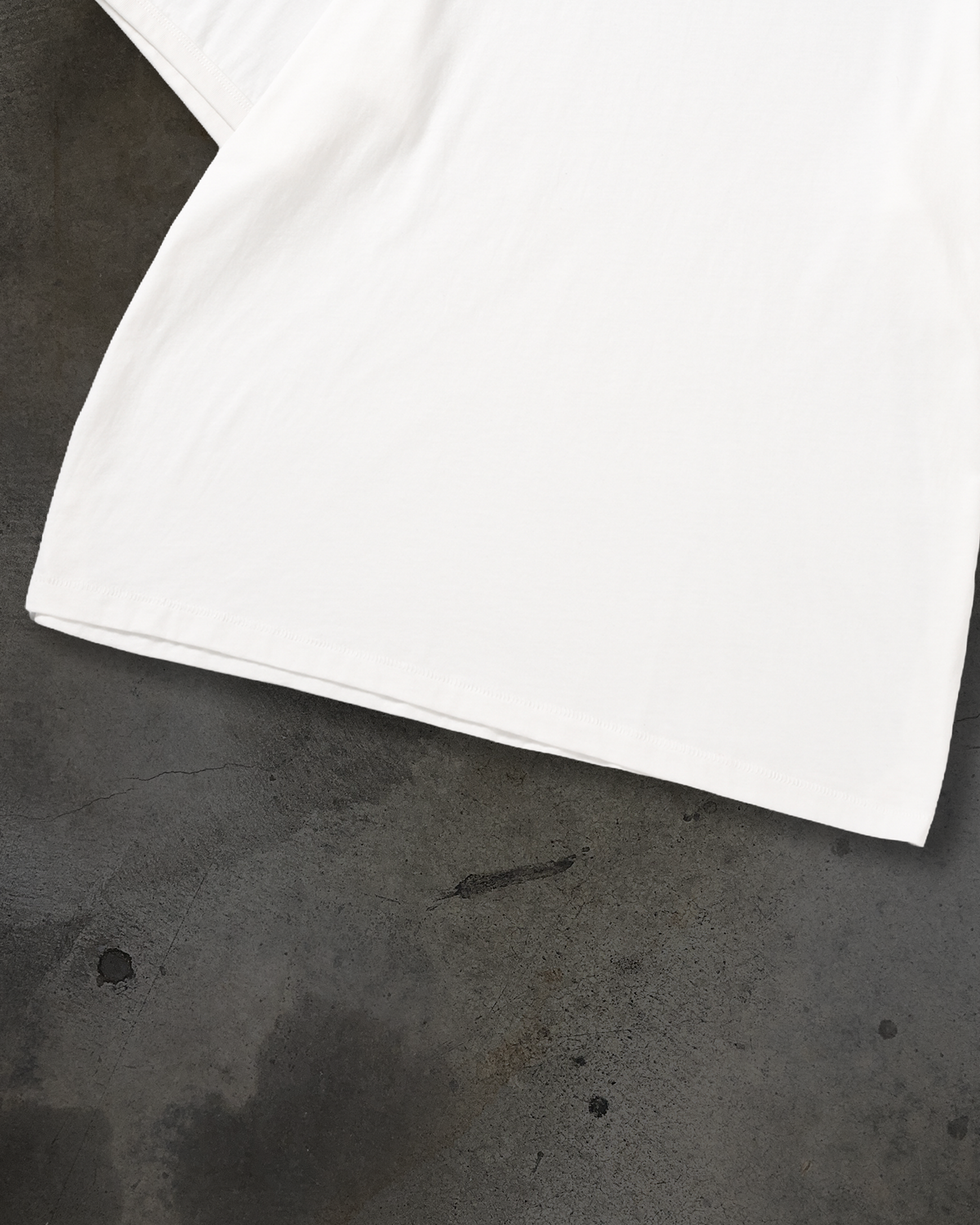 RINGER BLANK TEE (BONE)