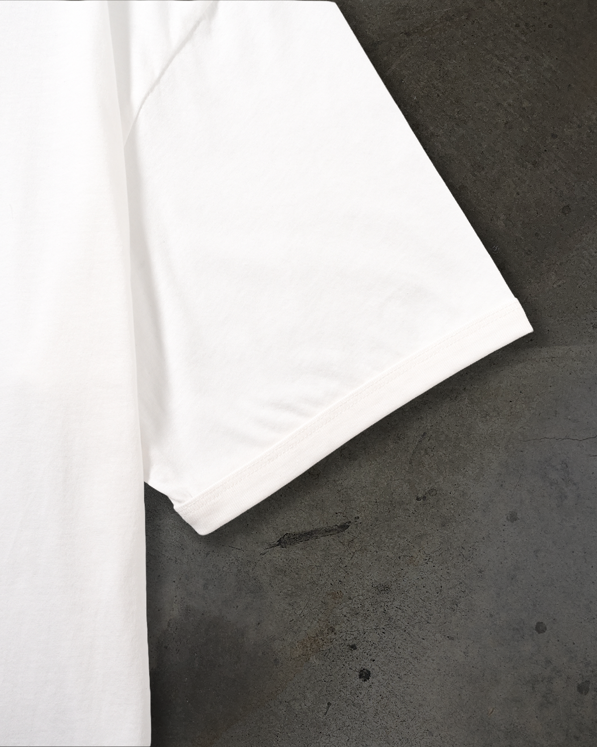 RINGER BLANK TEE (BONE)