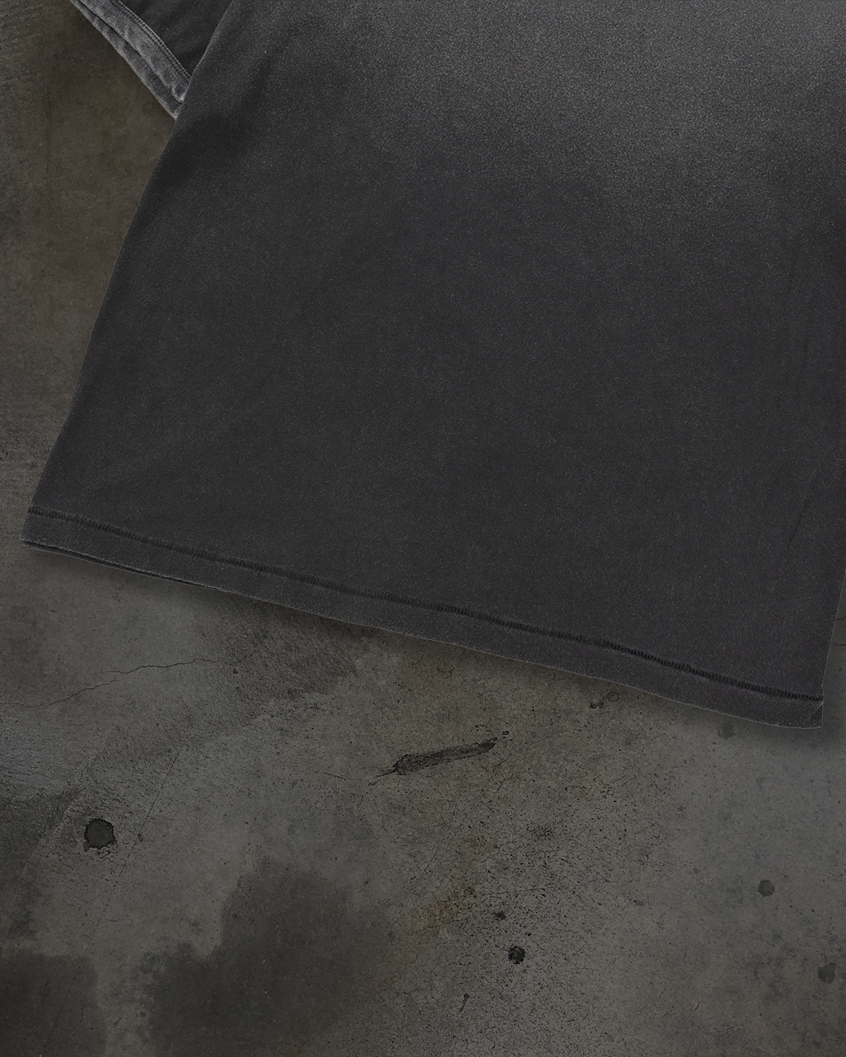 RINGER BLANK TEE (COAL)