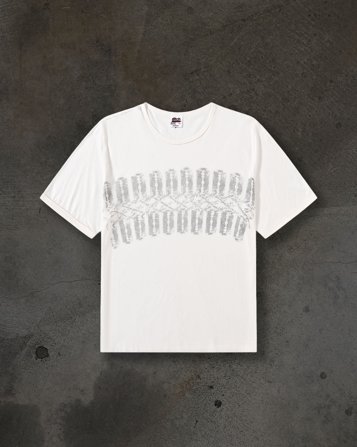 RAZORBLADE RINGER TEE (BONE)