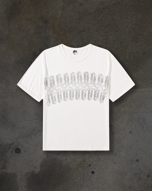 RAZORBLADE RINGER TEE (BONE)