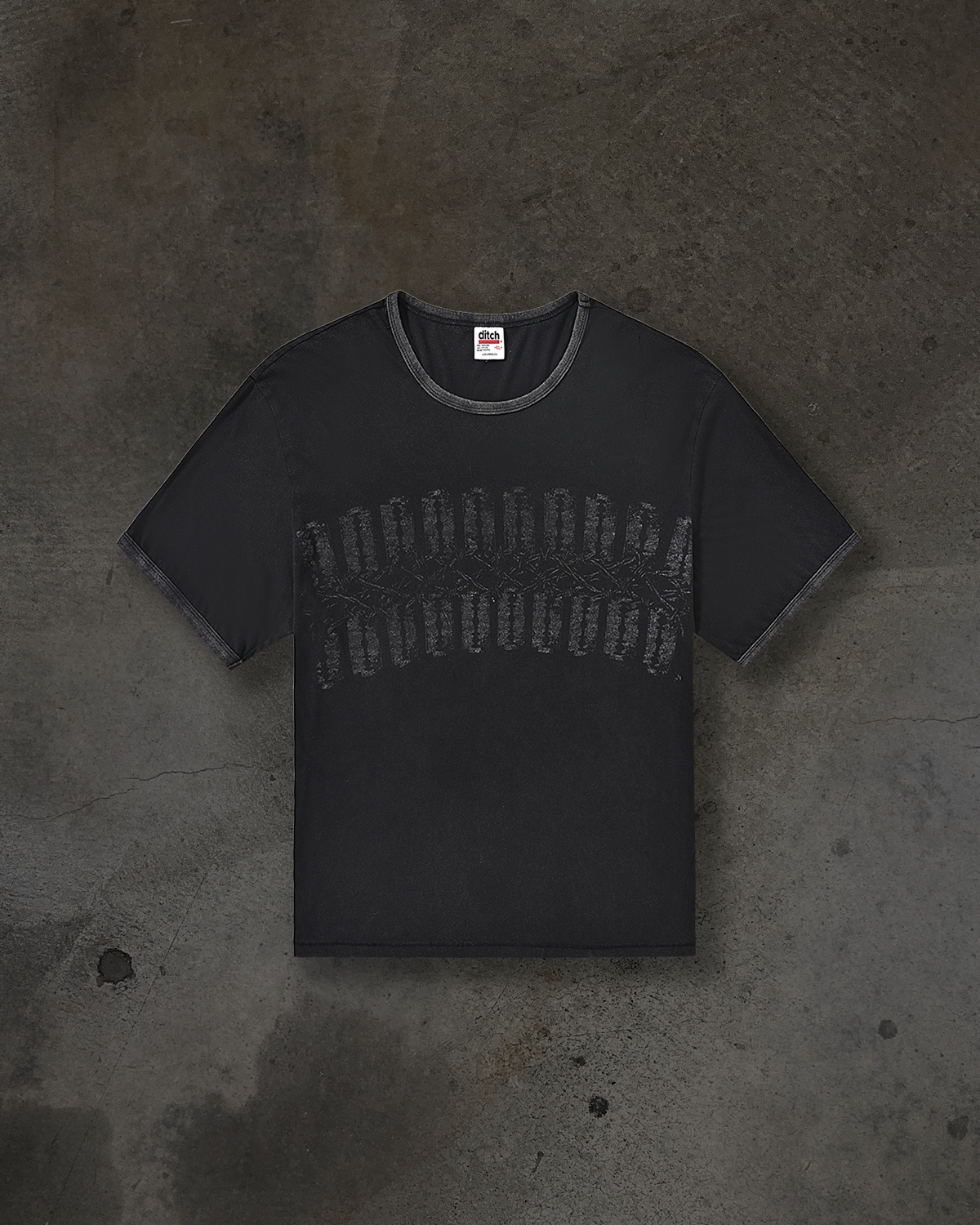 RAZORBLADE RINGER TEE (COAL)