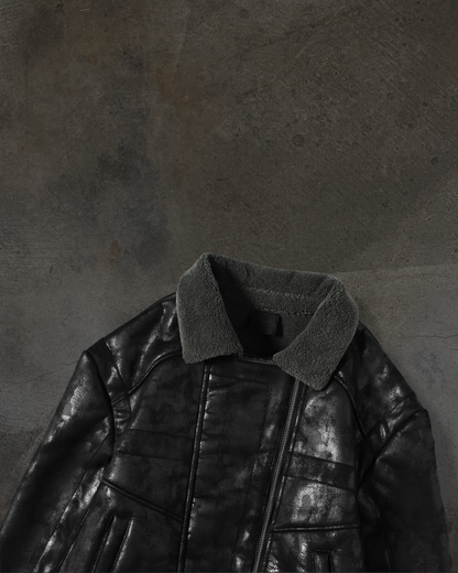 SHEARLING JACKET (COAL)