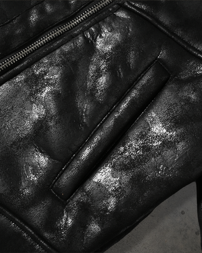 SHEARLING JACKET (COAL)