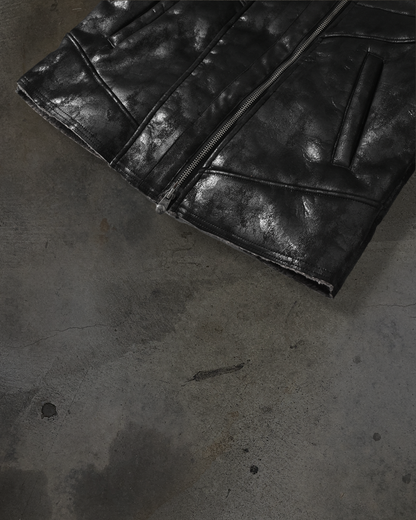 SHEARLING JACKET (COAL)