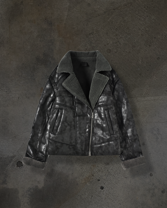 SHEARLING JACKET (COAL)