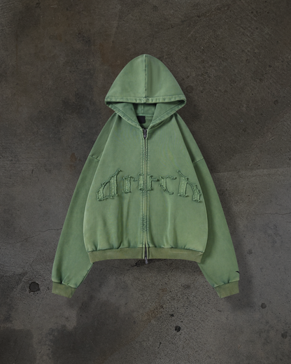 ARCH LOGO ZIPUP (MATCHA)