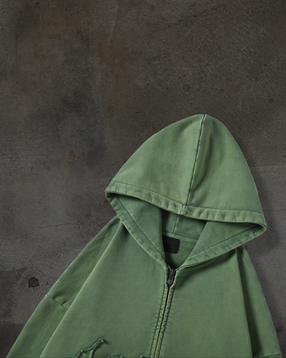 ARCH LOGO ZIPUP (MATCHA)