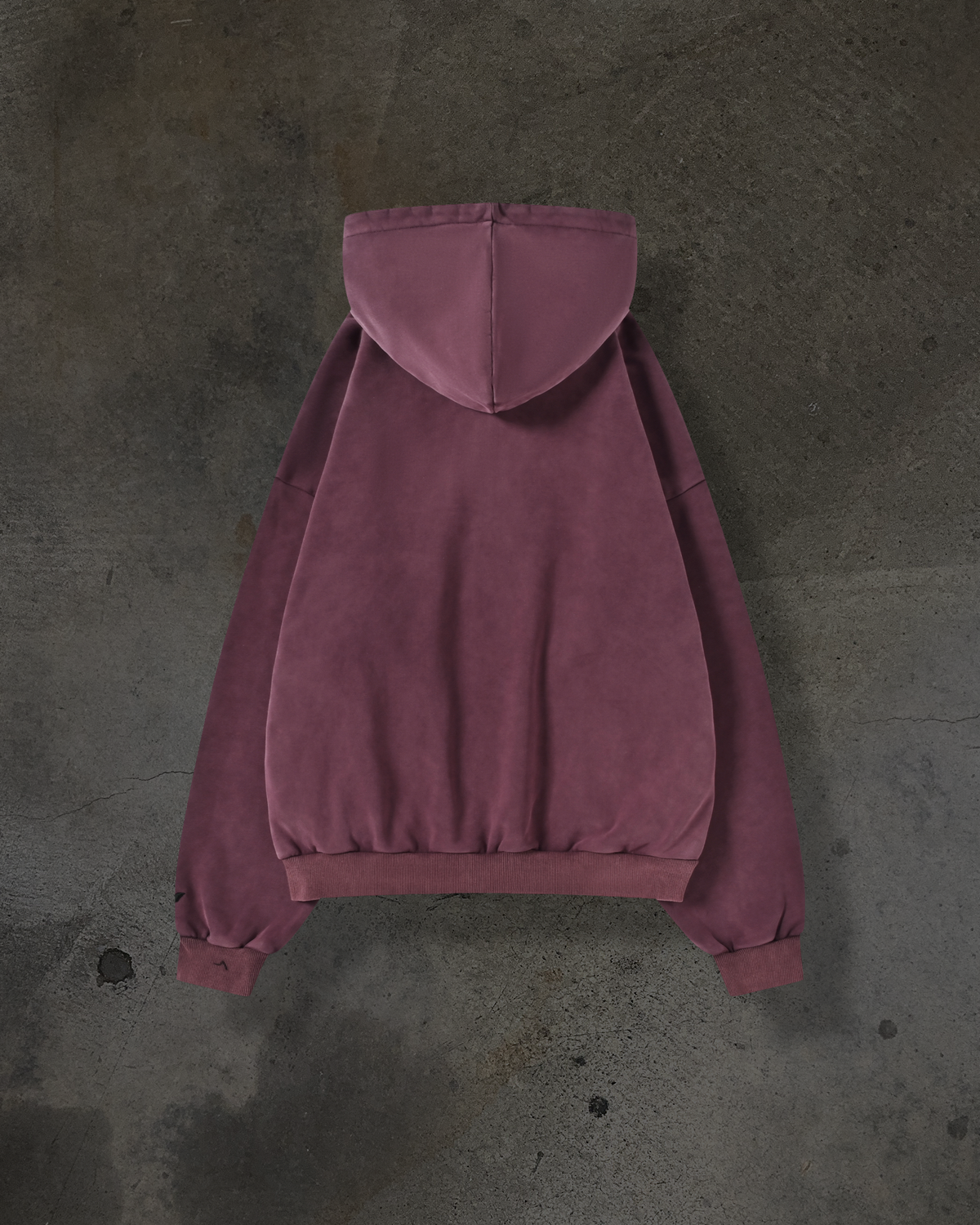 ARCH LOGO ZIPUP (CRIMSON)