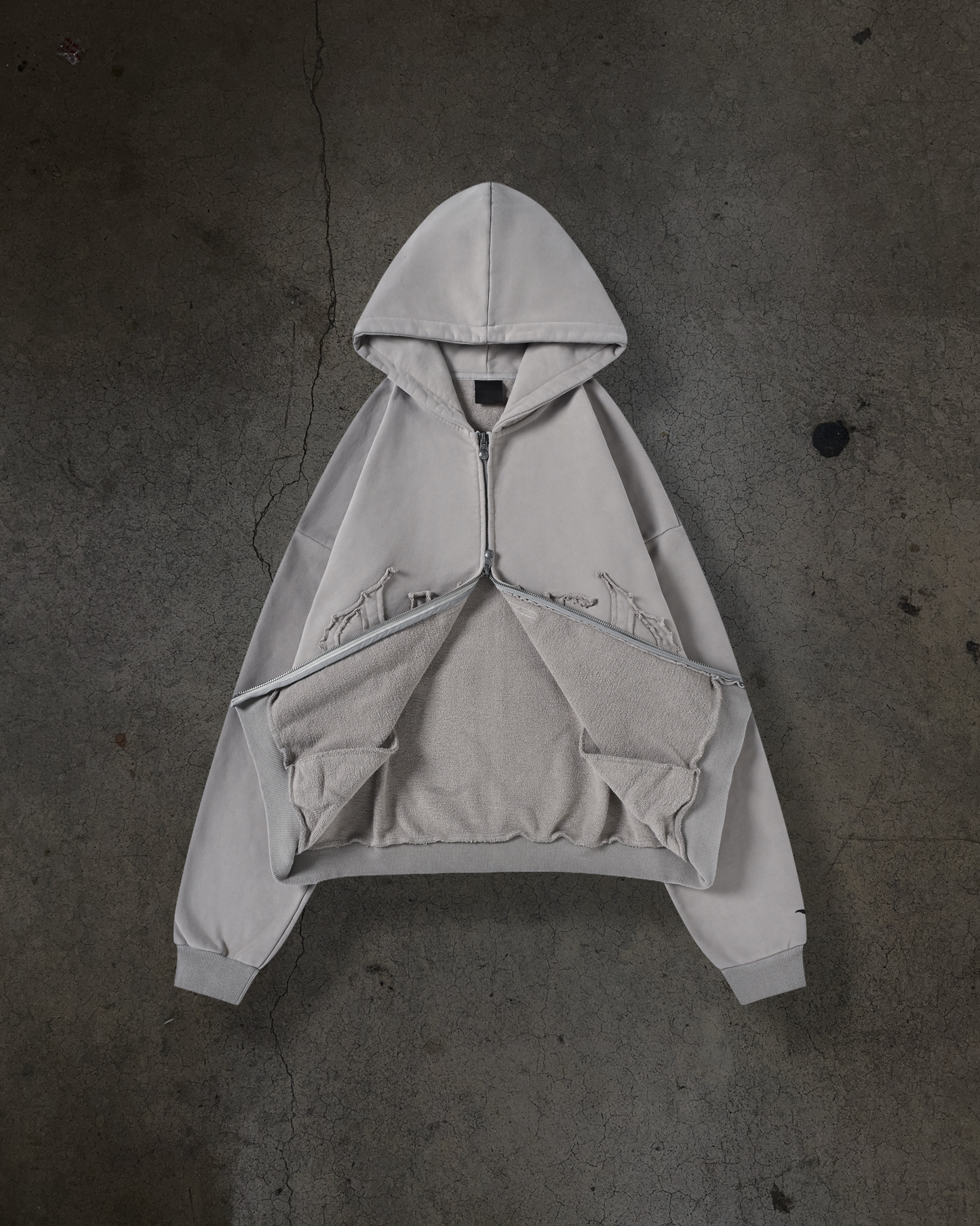 ARCH LOGO ZIPUP (SAND)