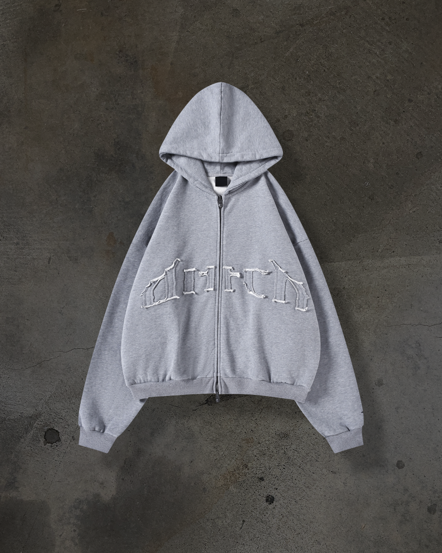 ARCH LOGO ZIPUP (HEATHER)