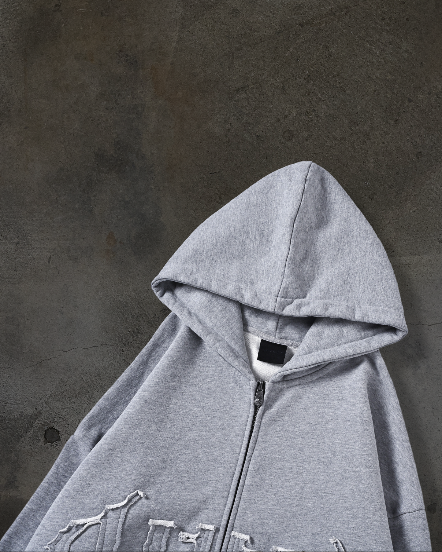 ARCH LOGO ZIPUP (HEATHER)