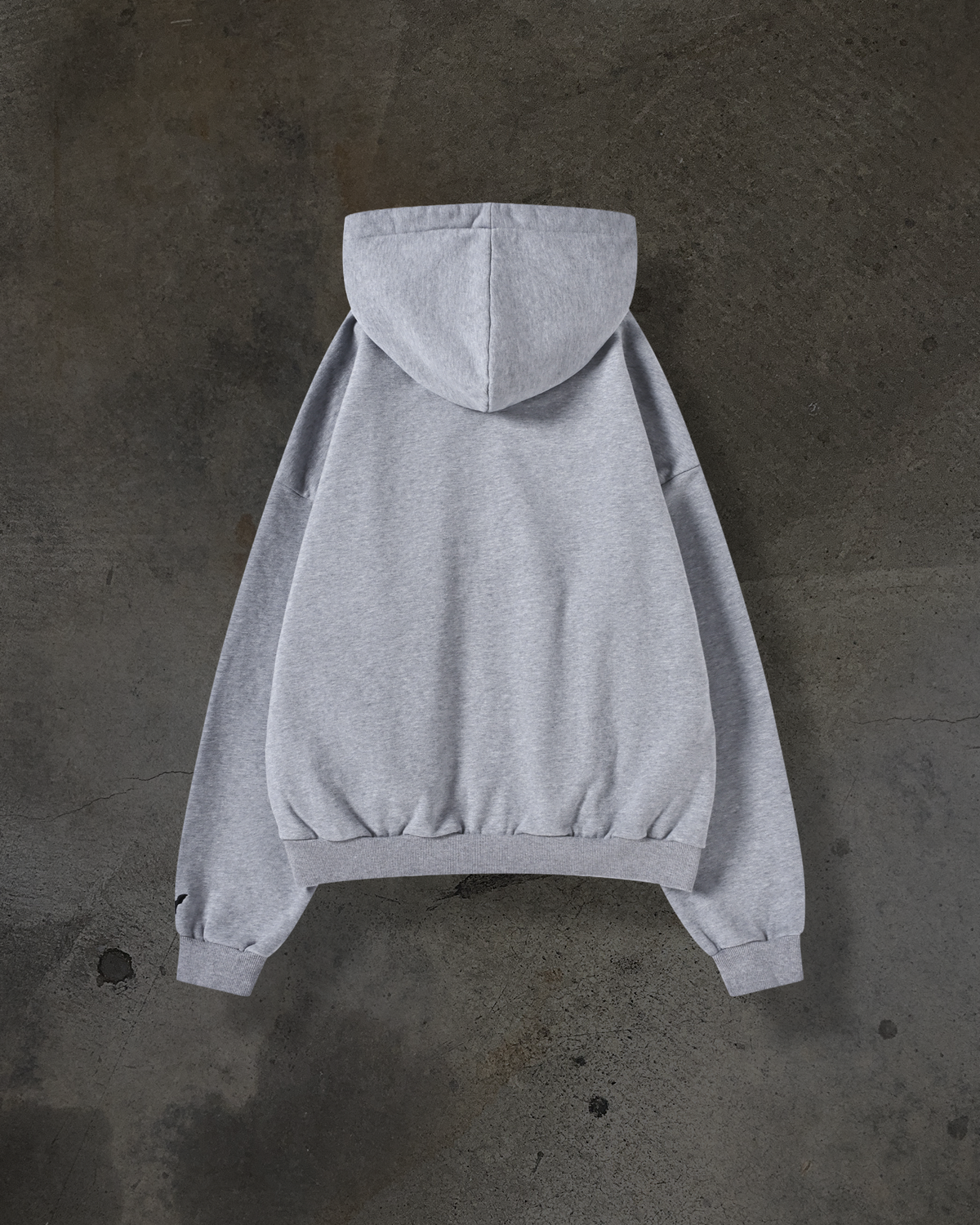 ARCH LOGO ZIPUP (HEATHER)