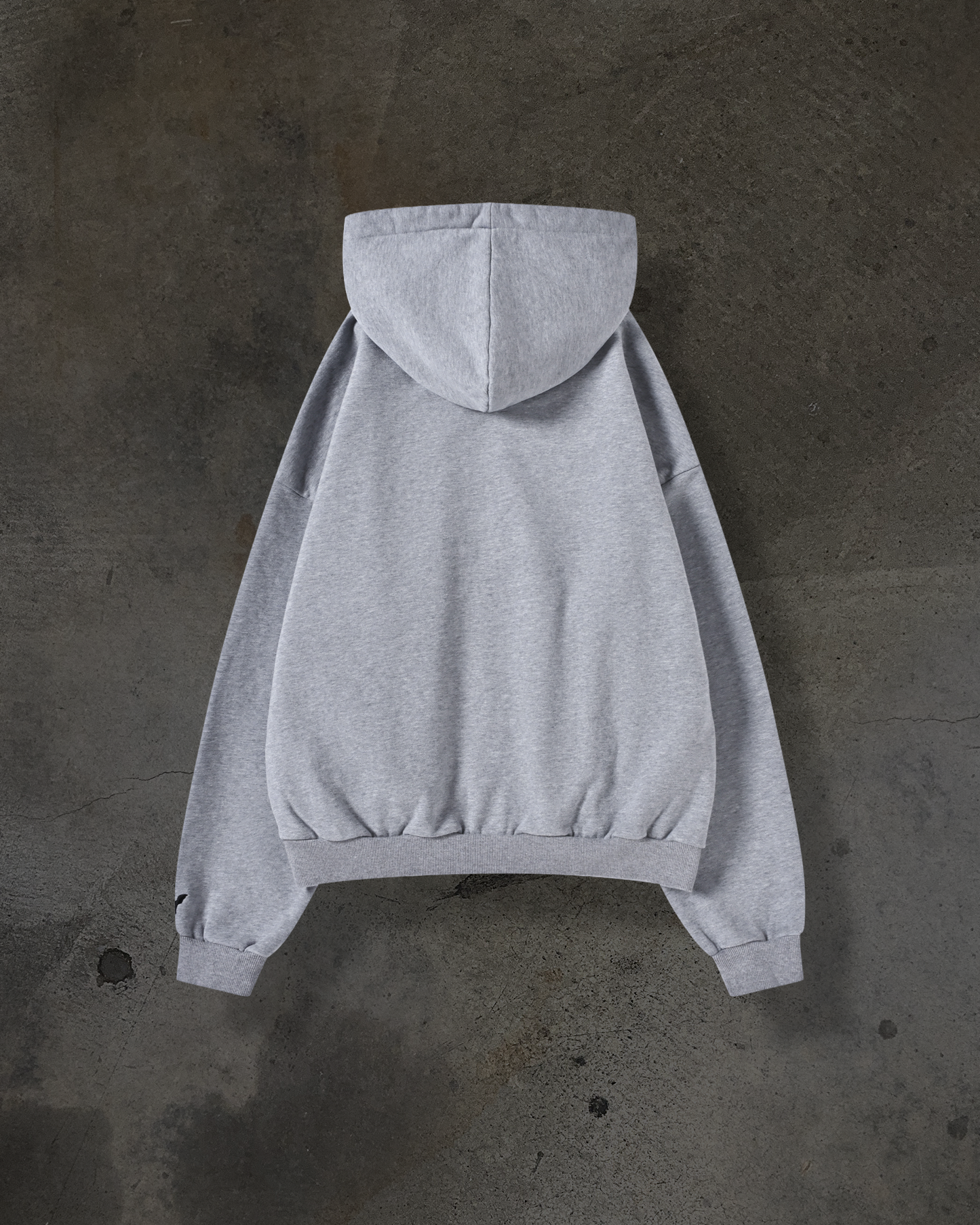 ARCH LOGO ZIPUP (HEATHER)