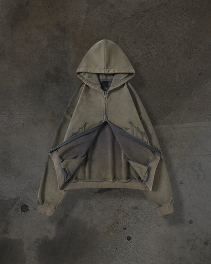 ARCH LOGO ZIPUP (ASH)