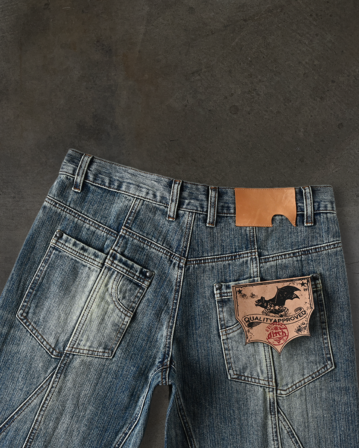 BIKER DENIM (DIRTY WASH)
