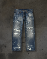 DISTRESSED DARK WASH
