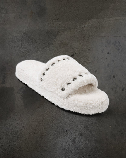 SHEARLING SLIDE (BONE)