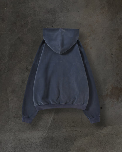 BLANK ZIPUP (NAVY)
