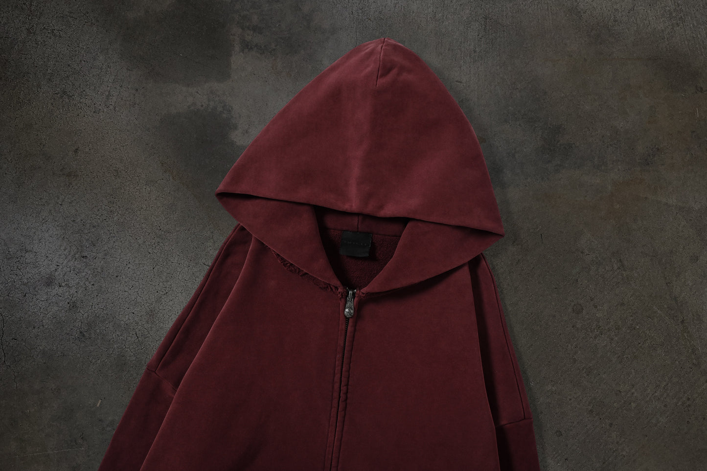 BLANK ZIPUP (CRIMSON)