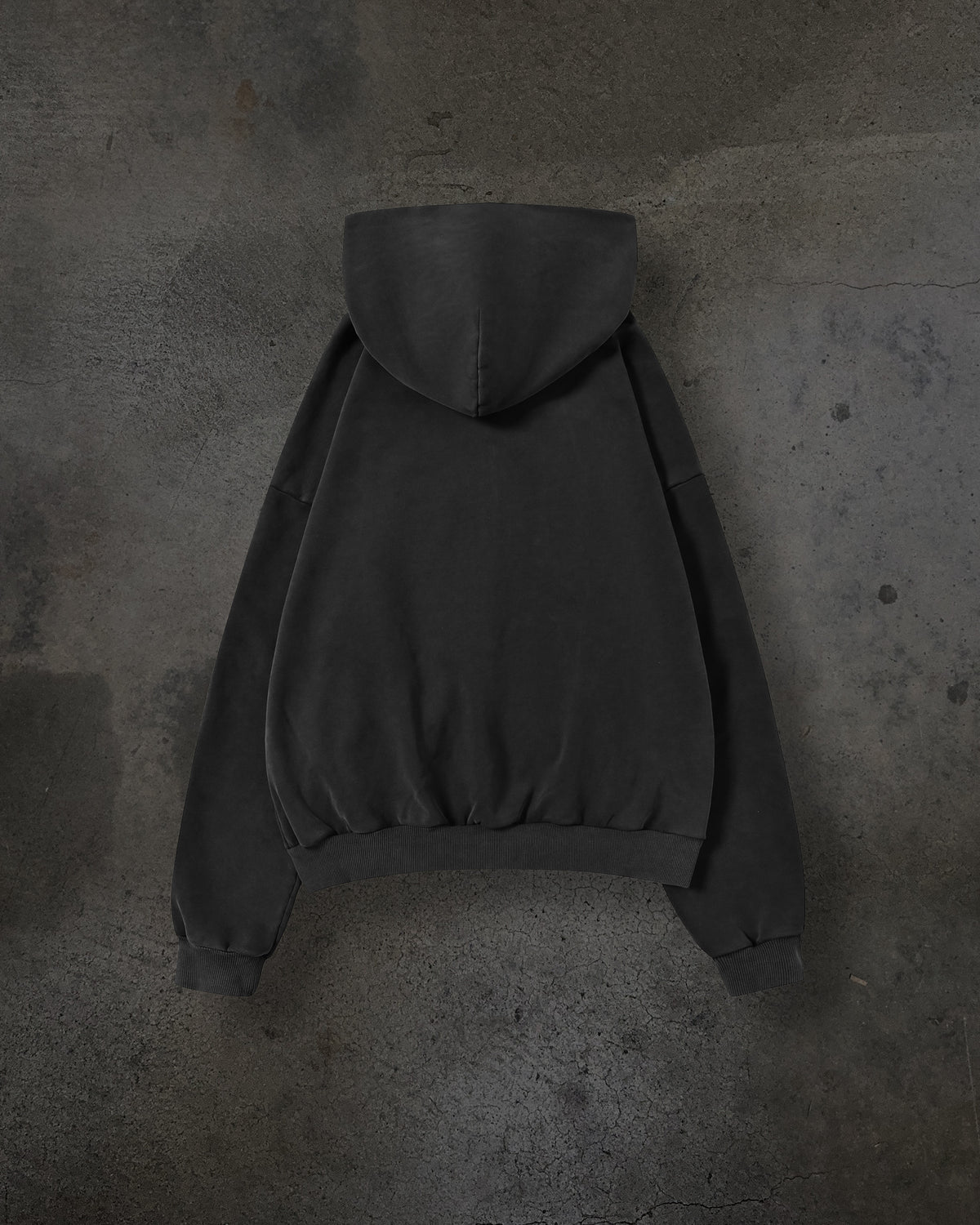 BLANK ZIPUP (COAL)
