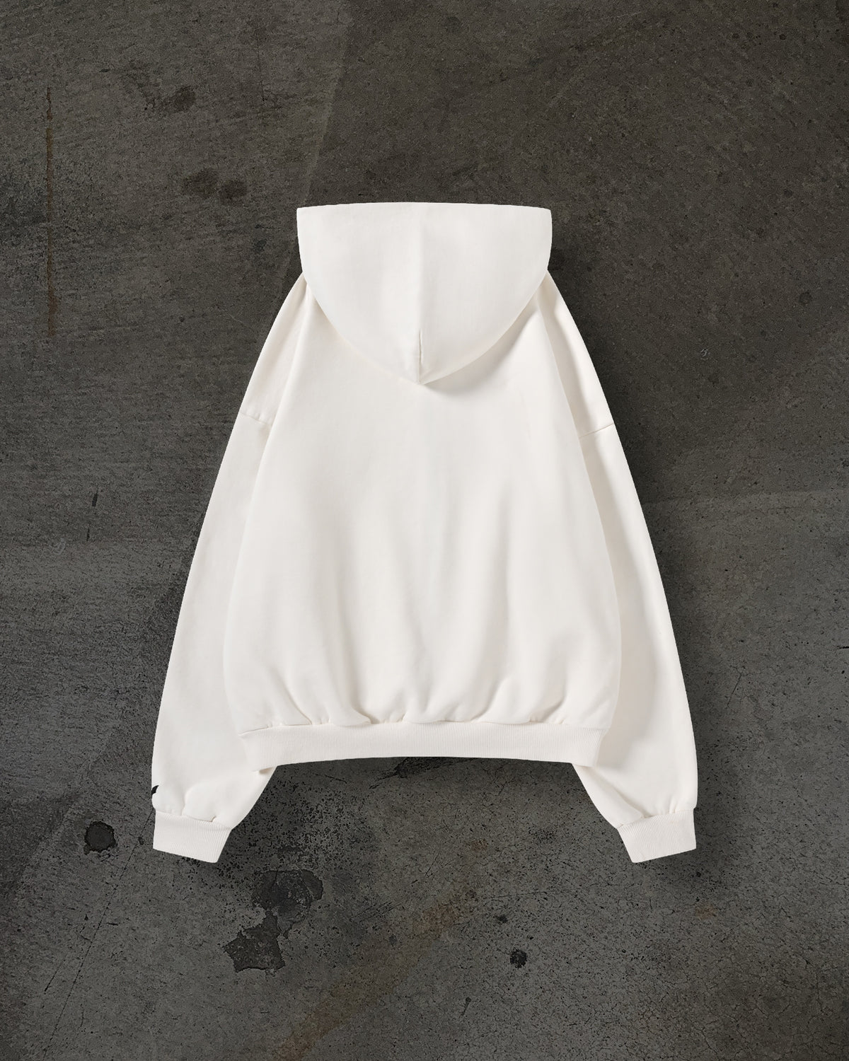 BLANK ZIPUP (BONE)