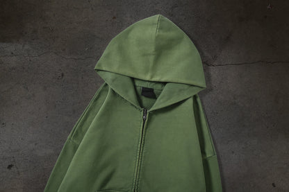 BLANK ZIPUP (MATCHA)