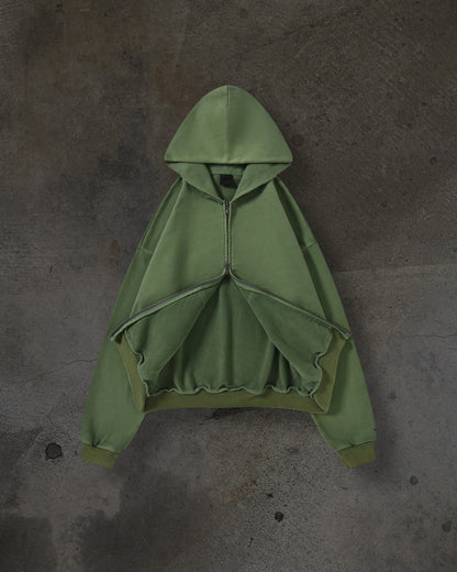 BLANK ZIPUP (MATCHA)
