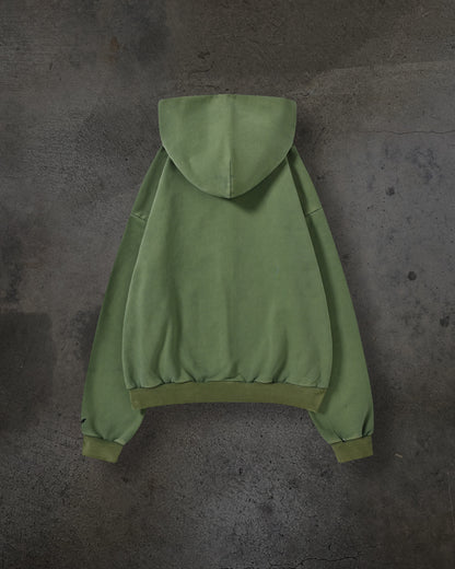 BLANK ZIPUP (MATCHA)