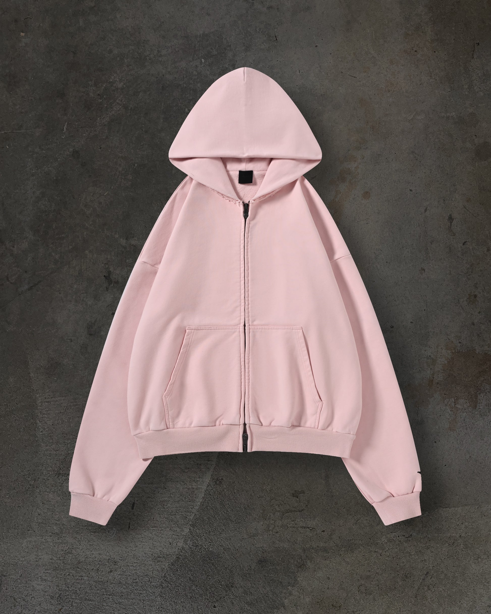BLANK ZIPUP (BABY PINK) – ditch