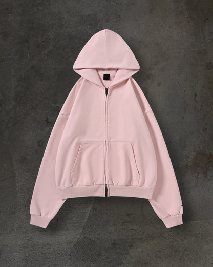 BLANK ZIPUP (BABY PINK)