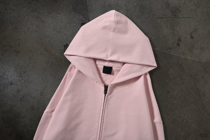 BLANK ZIPUP (BABY PINK)