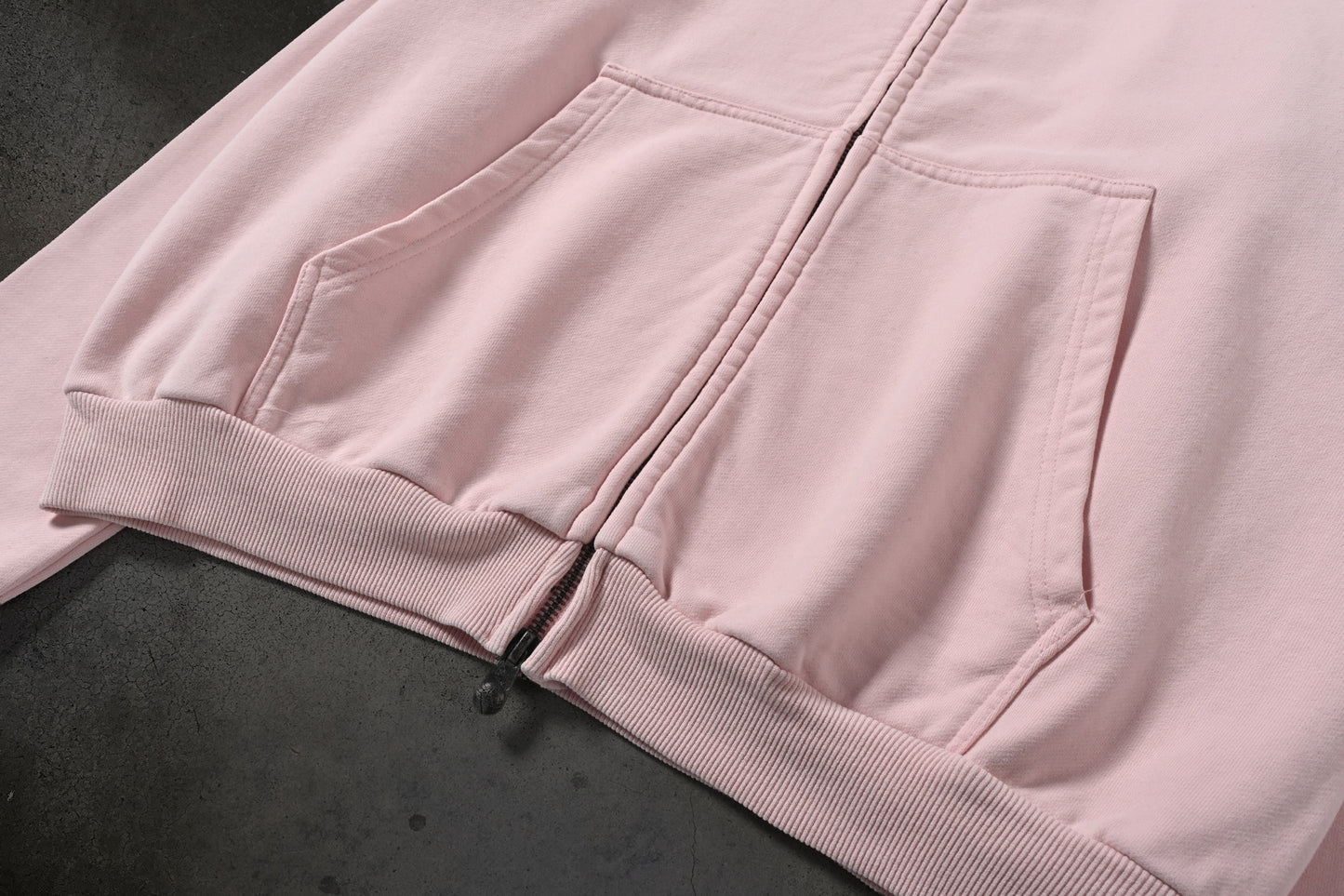 BLANK ZIPUP (BABY PINK)