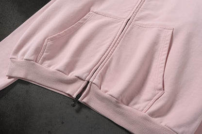 BLANK ZIPUP (BABY PINK)