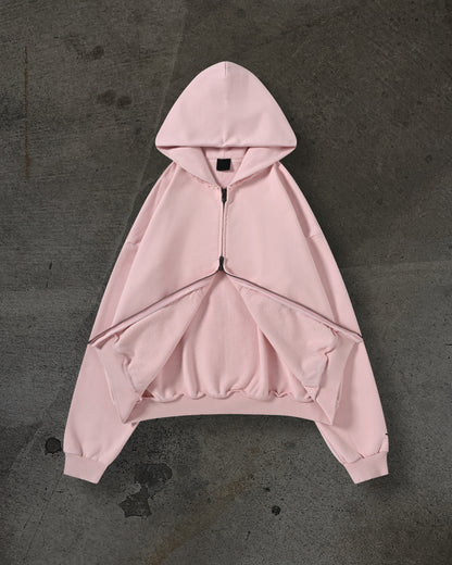 BLANK ZIPUP (BABY PINK)