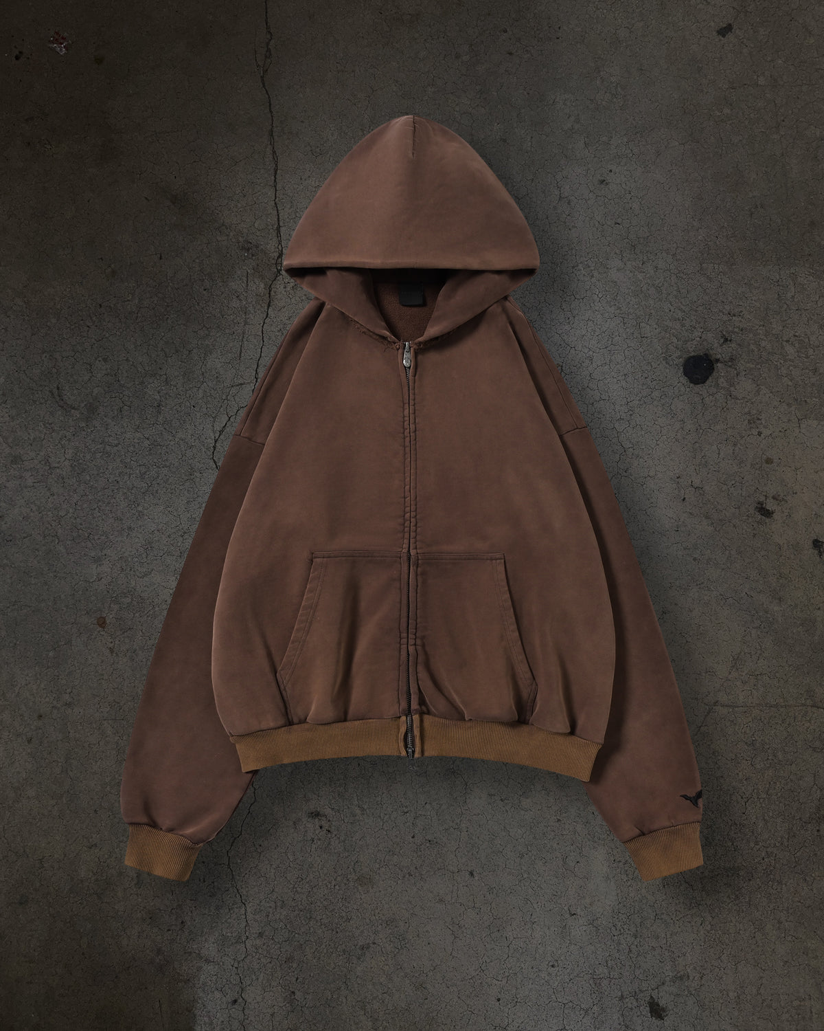 BLANK ZIPUP (MOCHA)