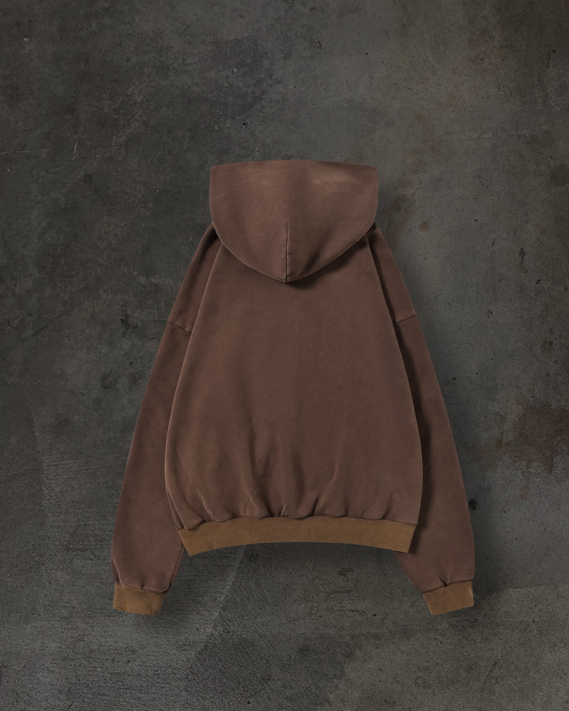 BLANK ZIPUP (MOCHA) – ditch