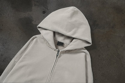 BLANK ZIPUP (SAND)