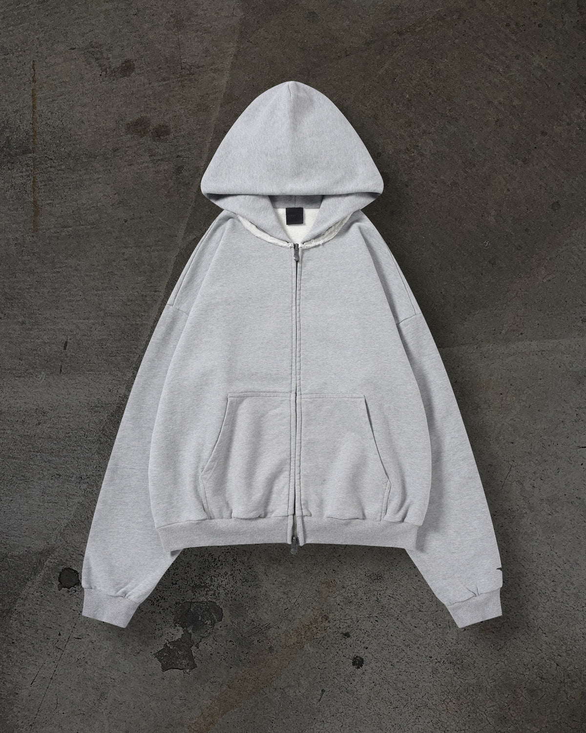 BLANK ZIPUP (HEATHER)