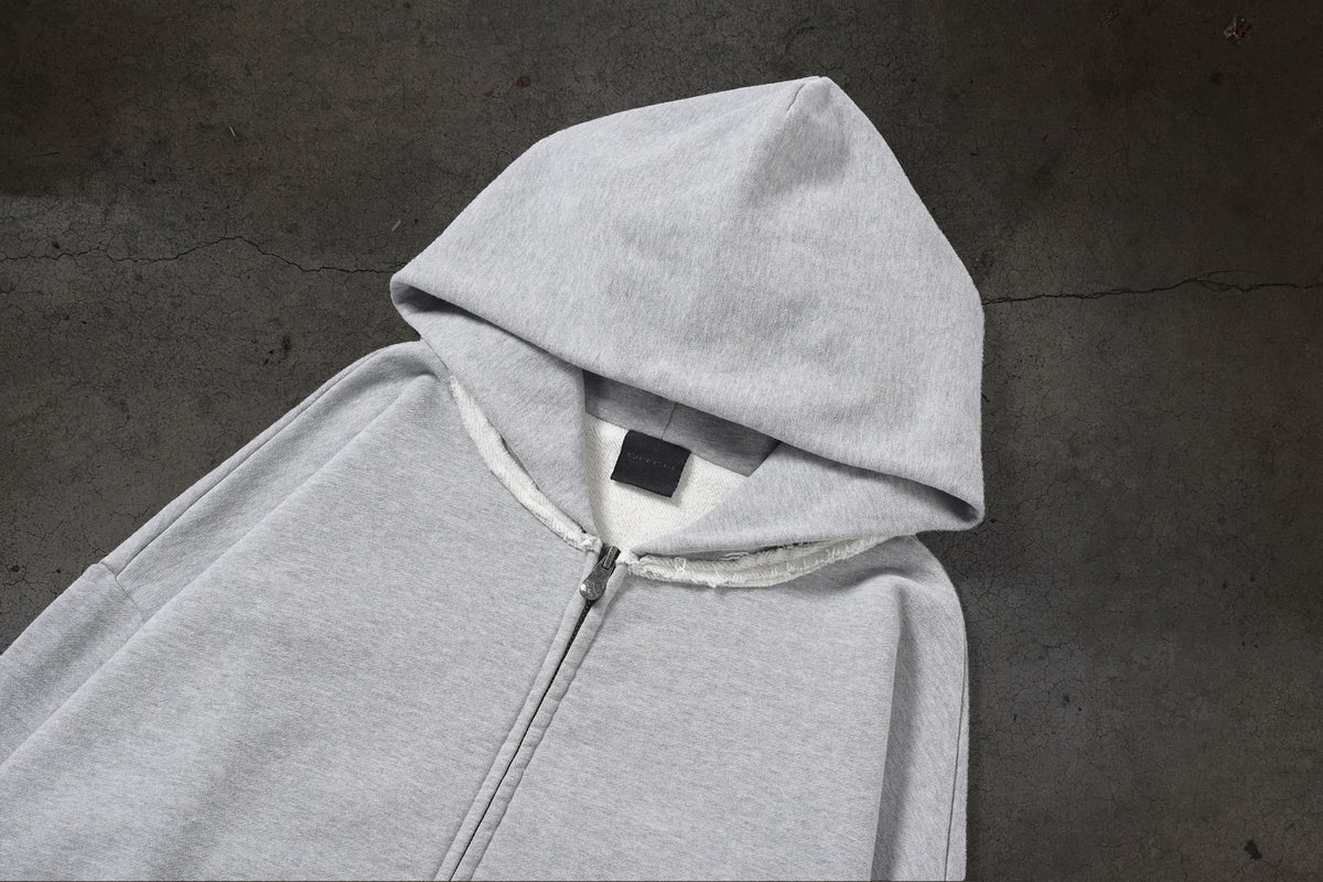 BLANK ZIPUP (HEATHER)