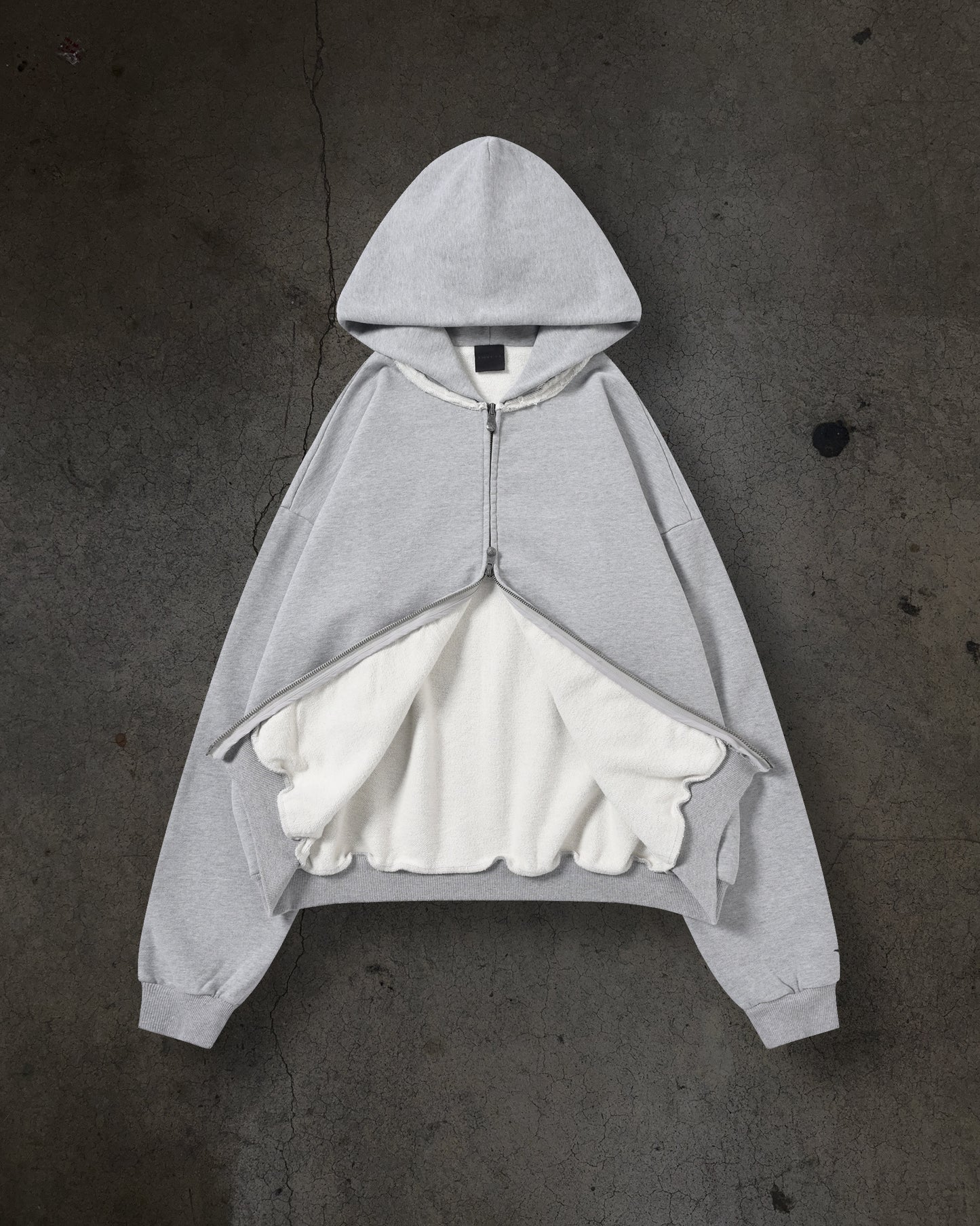 BLANK ZIPUP (HEATHER)