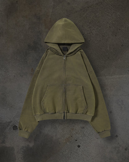 BLANK ZIPUP (ASH)