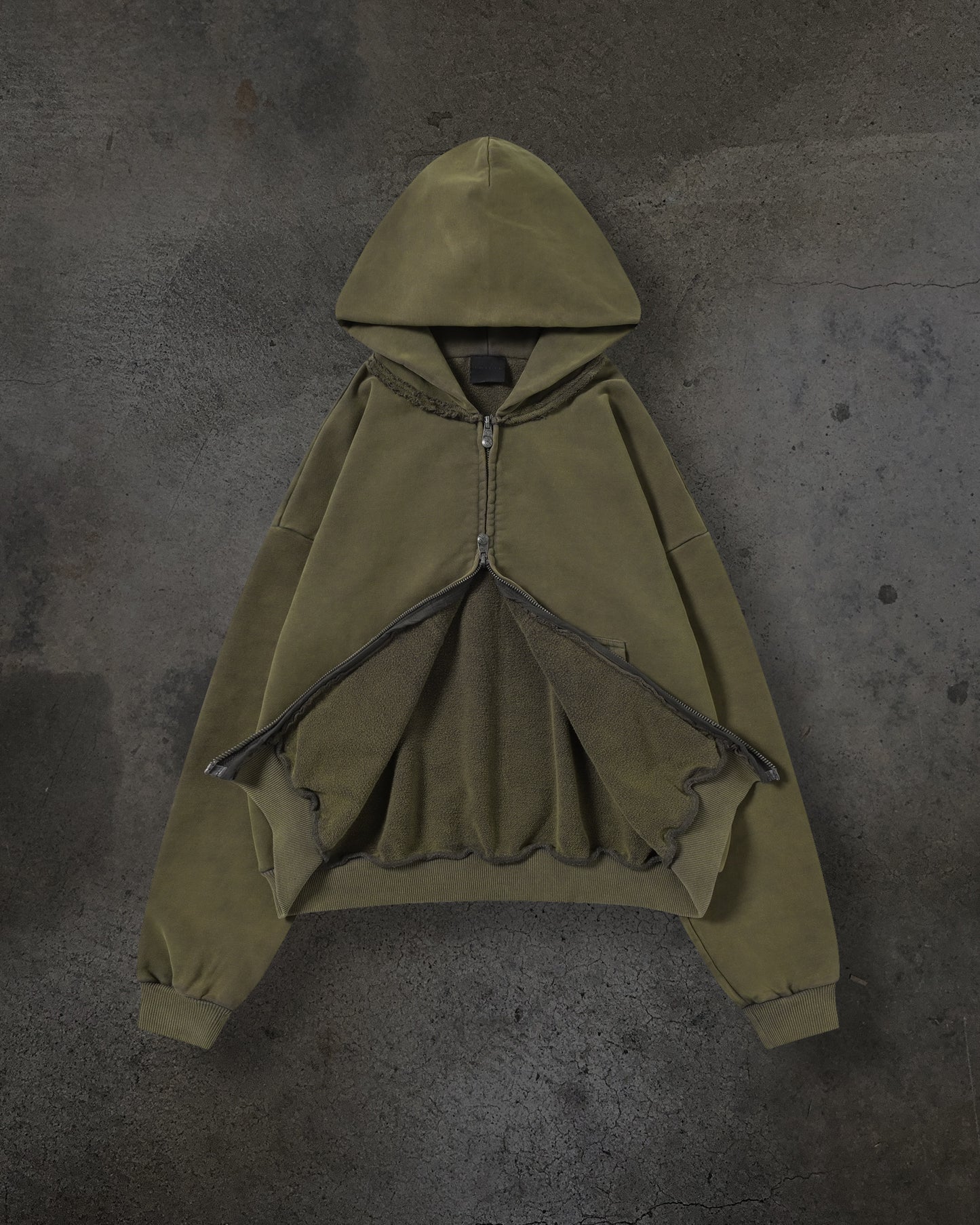 BLANK ZIPUP (ASH)