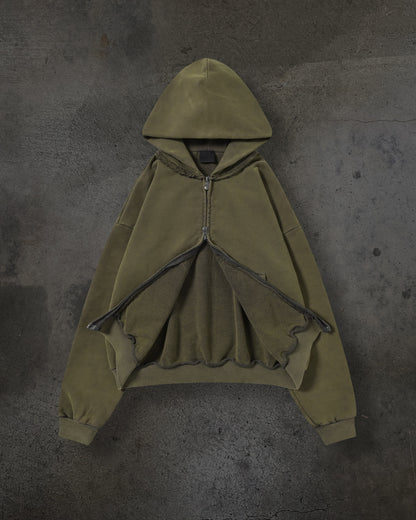 BLANK ZIPUP (ASH)