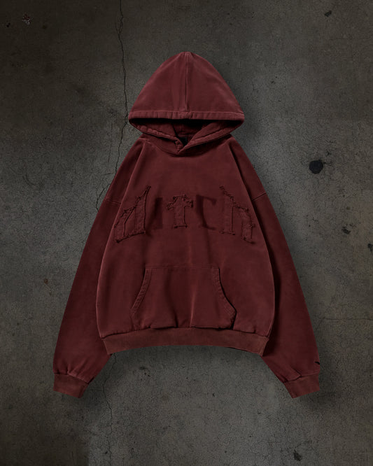 MISSING PATCH PULLOVER (CRIMSON)