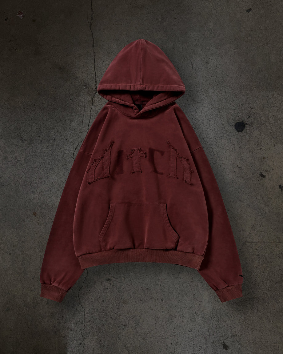 MISSING PATCH PULLOVER (CRIMSON)