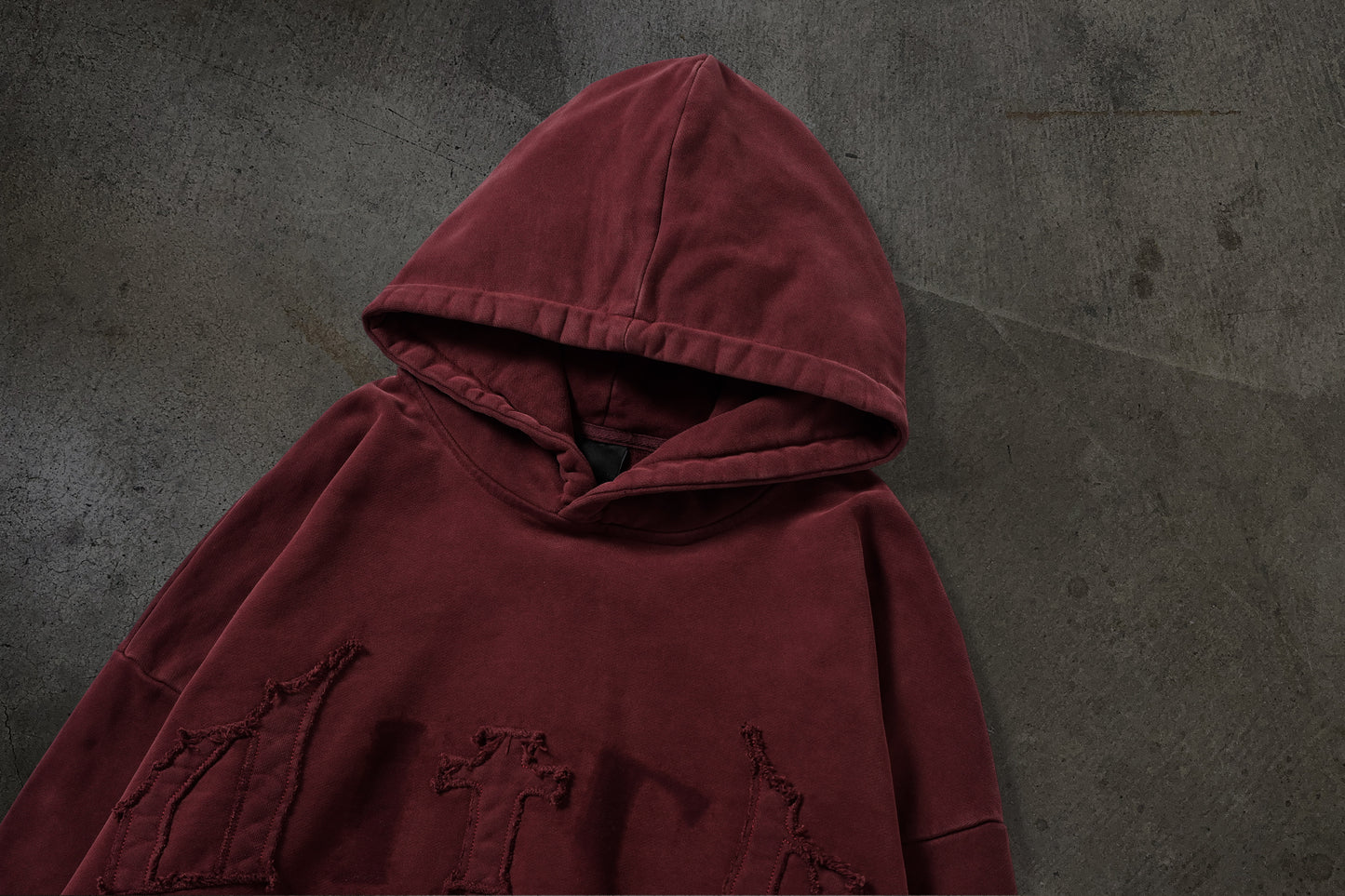 MISSING PATCH PULLOVER (CRIMSON)