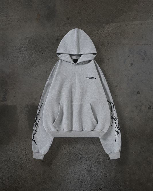 ATHLETIC BARBED PULLOVER (HEATHER GREY)